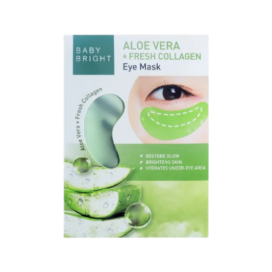 BABY BRIGHT - Aloe Vera & Fresh Collagen Eyes Mask