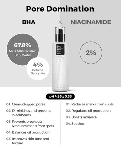 COSRX BHA Liquide puissant pour points noirs